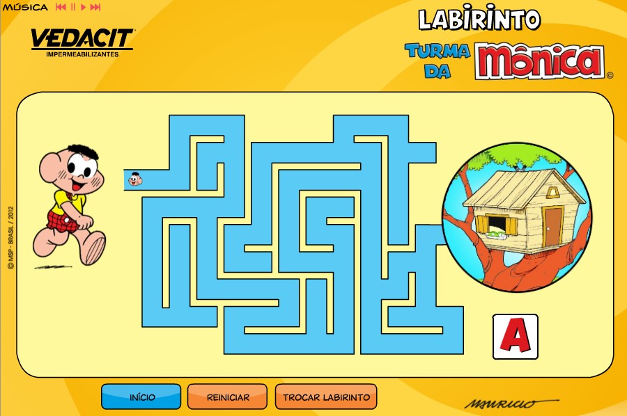 Turma da Mônica e Vedacit - Labirinto : Mauricio de Sousa